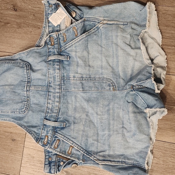 Madwell Trendy Light Blue Denim Overalls - Picture 3 of 6